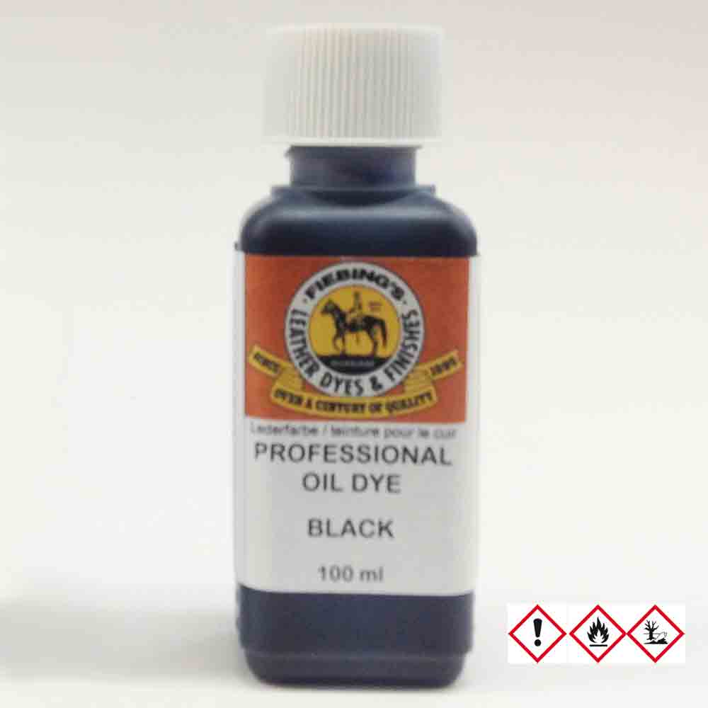 Fiebing's Professional Oil Dye BLACK 100 ml Schwarz